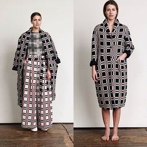 Ace & Jig Black Geo Storm Coat S